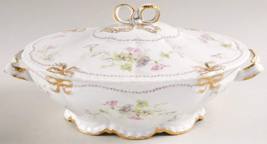 Schleiger 333-17 Oval Covered Vegetable by Haviland-1