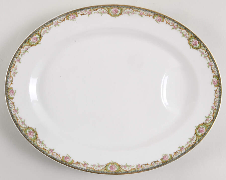 Schleiger 614-2 13" Oval Serving Platter by Haviland-1