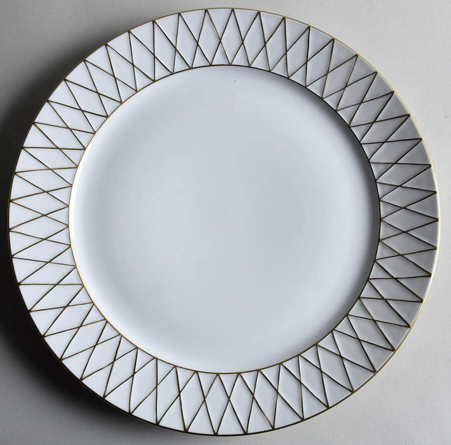 Golden Trellis Service Plate (Charger) by Herend-1