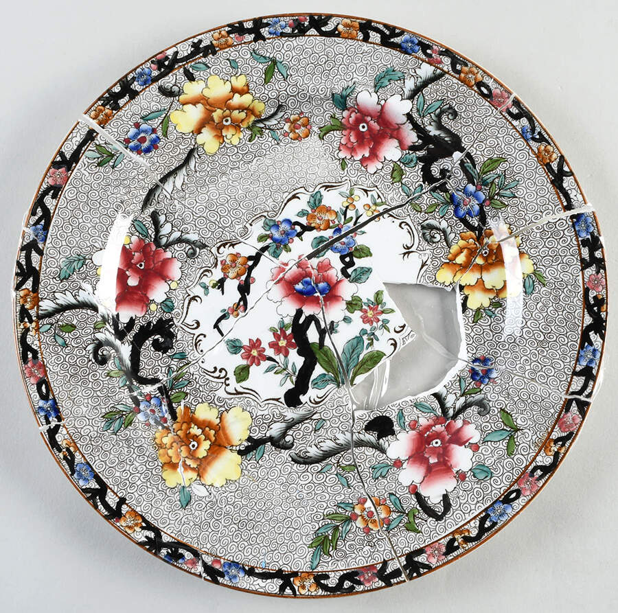 5914 Dinner Plate by Sampson Hancock & Sons-1