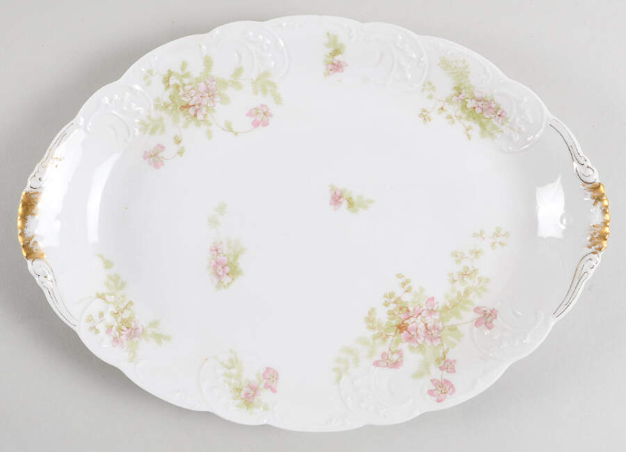 Schleiger 52-18 11" Oval Serving Platter by Haviland-1