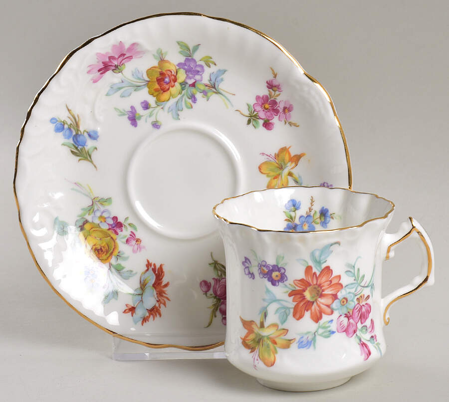 5526 Flat Cup & Saucer Set by Hammersley-1