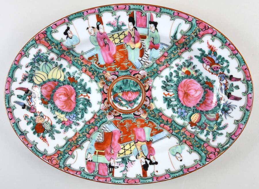 HKO19 12" Oval Serving Platter by Hong Kong-1