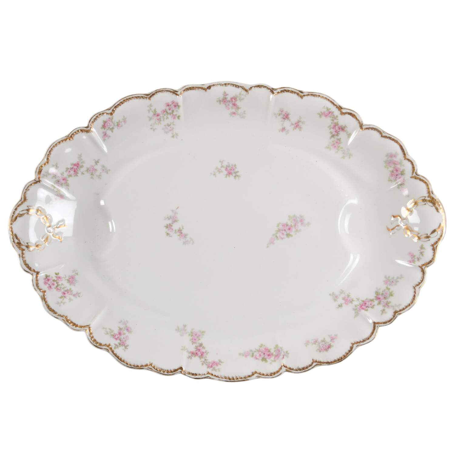 Schleiger 67-5 18" Oval Serving Platter by Haviland-1