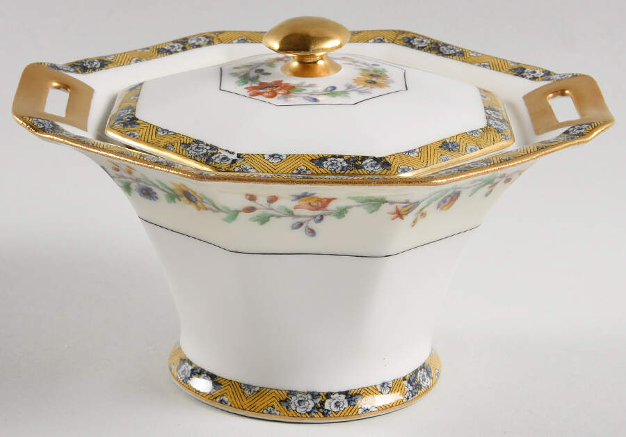 H5202 Sugar Bowl & Lid by Haviland-1