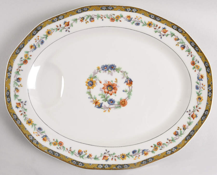 H5202 13" Oval Serving Platter by Haviland-1