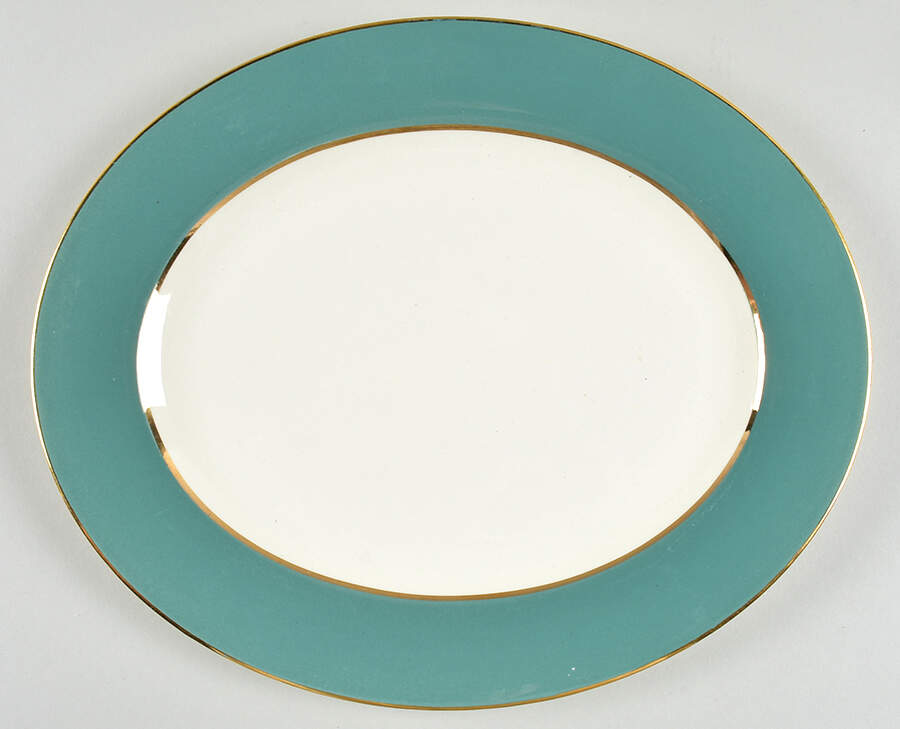 HLC3408 11" Oval Serving Platter by Homer Laughlin -1