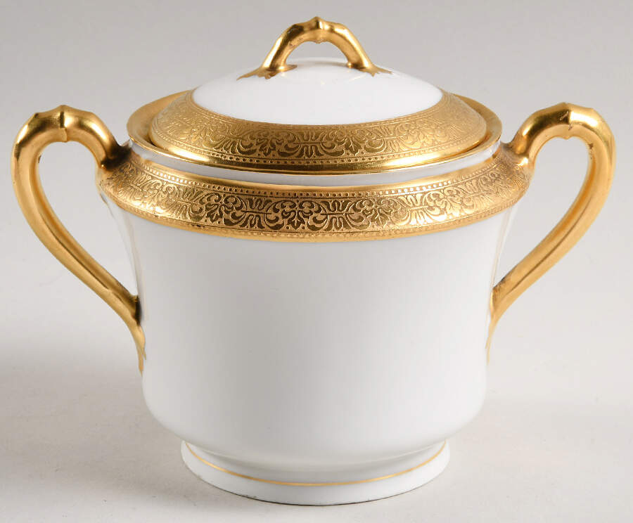 H5117 Sugar Bowl & Lid by Haviland-1
