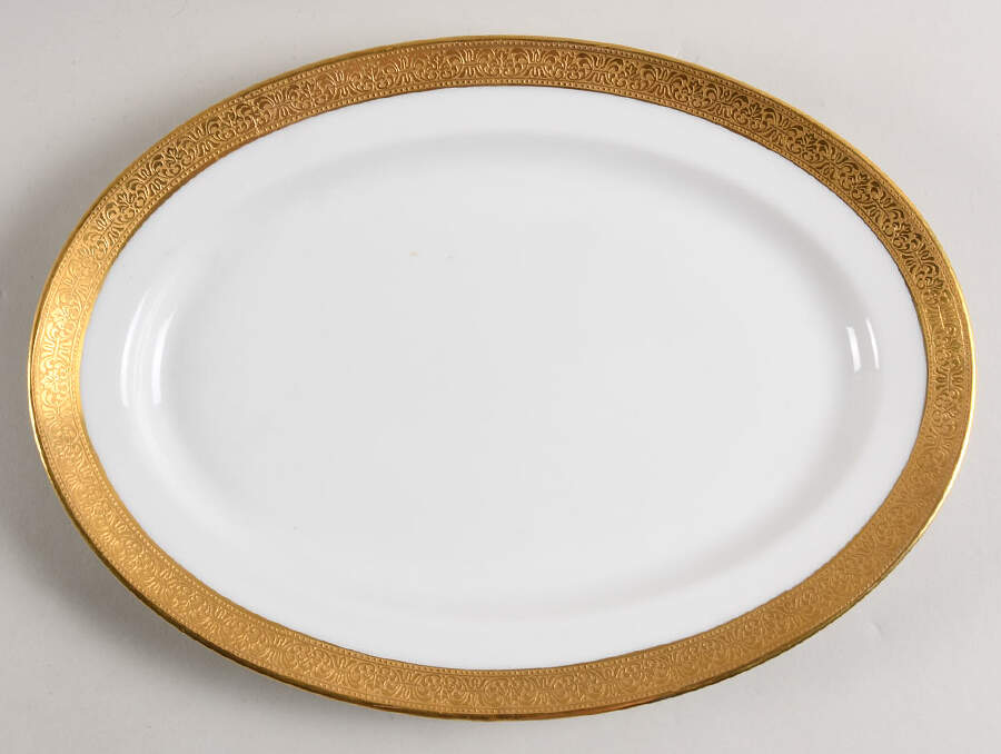 H5117 11" Oval Serving Platter by Haviland-1