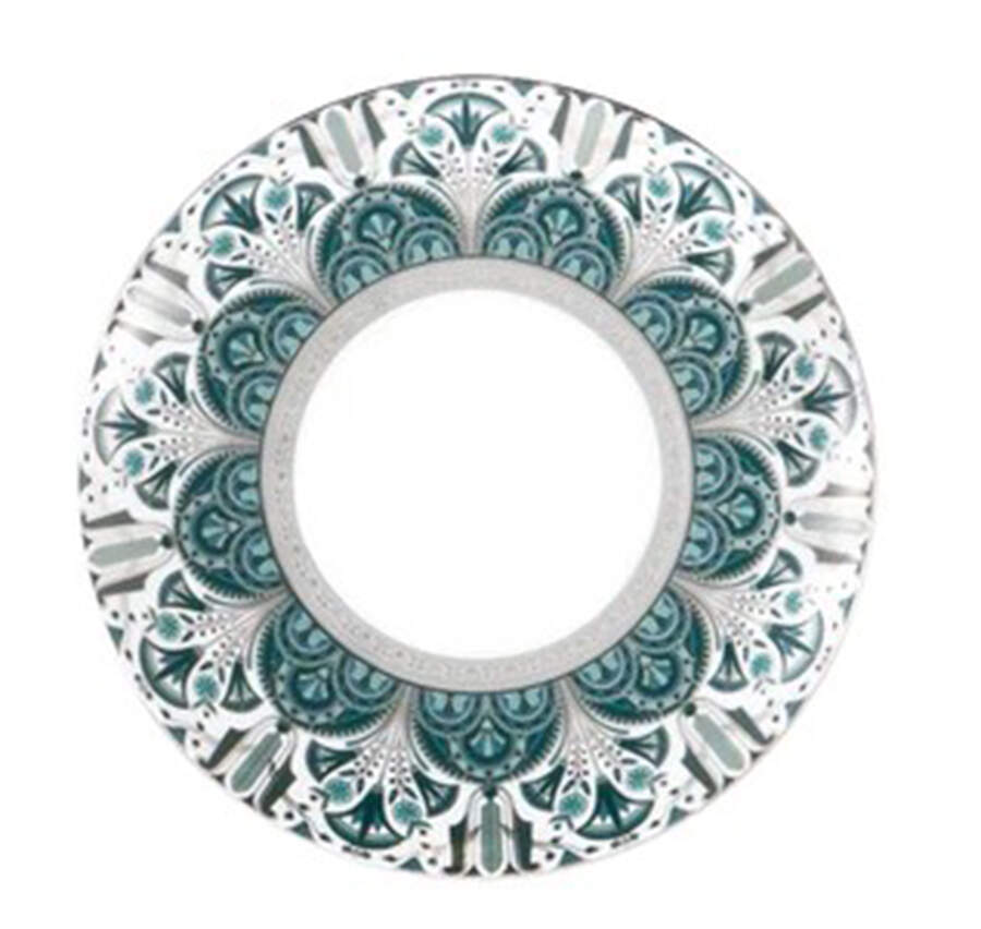Reves du Nil Platinum Salad/Dessert Plate by Haviland-1