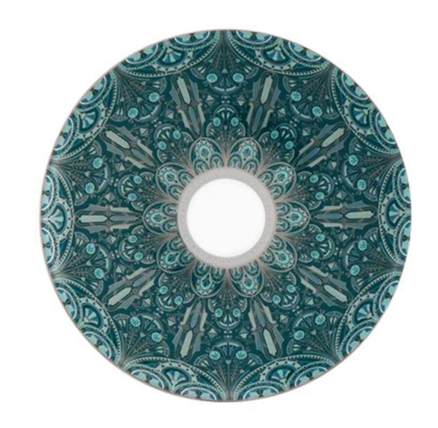Reves du Nil Platinum Service Plate (Charger) by Haviland-1