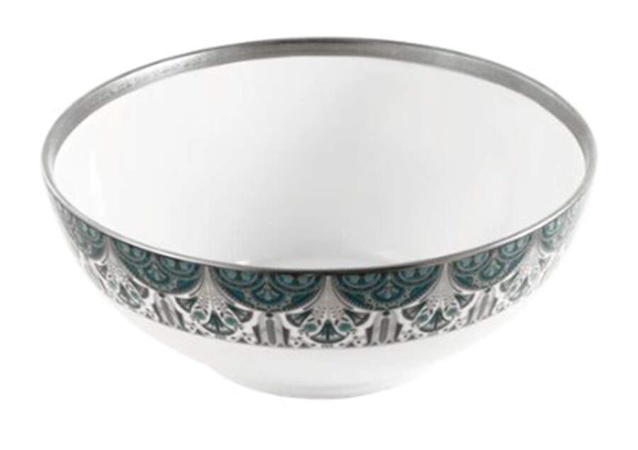 Reves du Nil Platinum 9" Salad Serving Bowl by Haviland-1