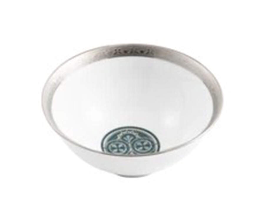 Reves du Nil Platinum Rice Bowl by Haviland-1