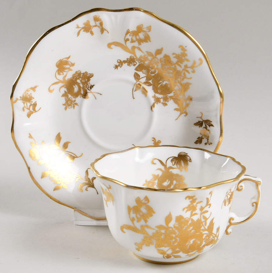 HAM148 Flat Cup & Saucer Set by Hammersley-1