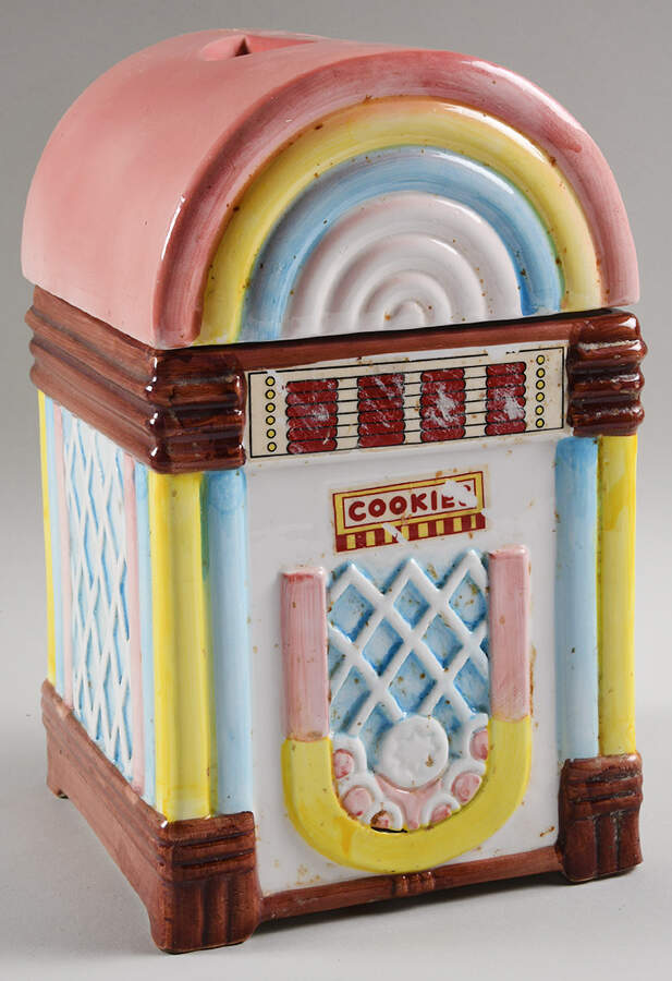 Cookie Jars Figural Cookie Jar & Lid by Himark-1