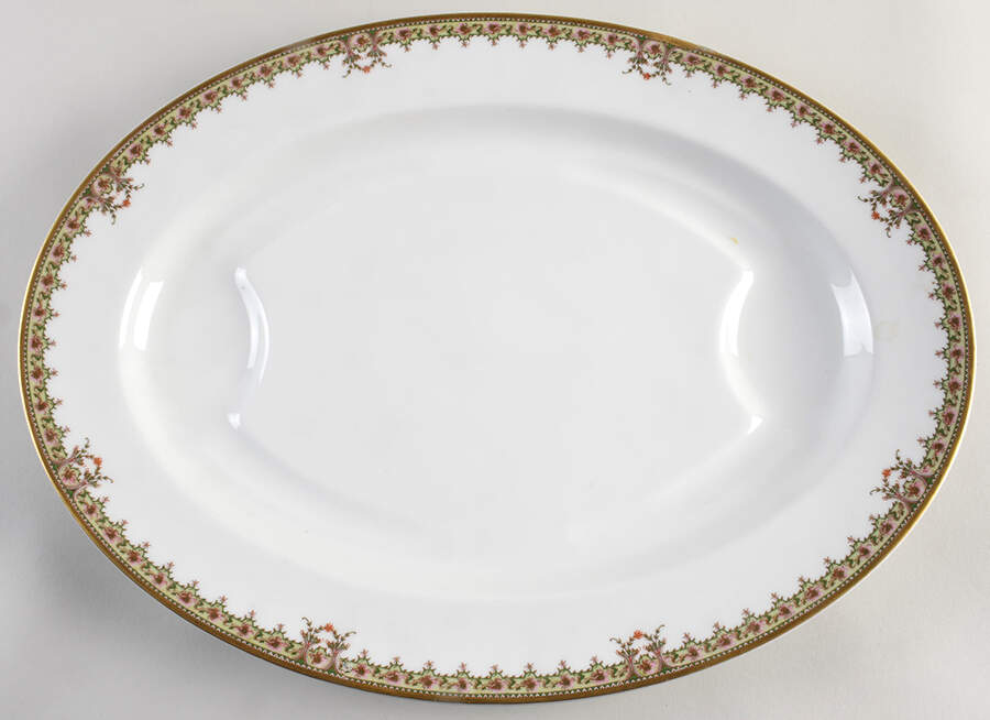 Schleiger 515-1 18" Oval Serving Platter by Haviland-1