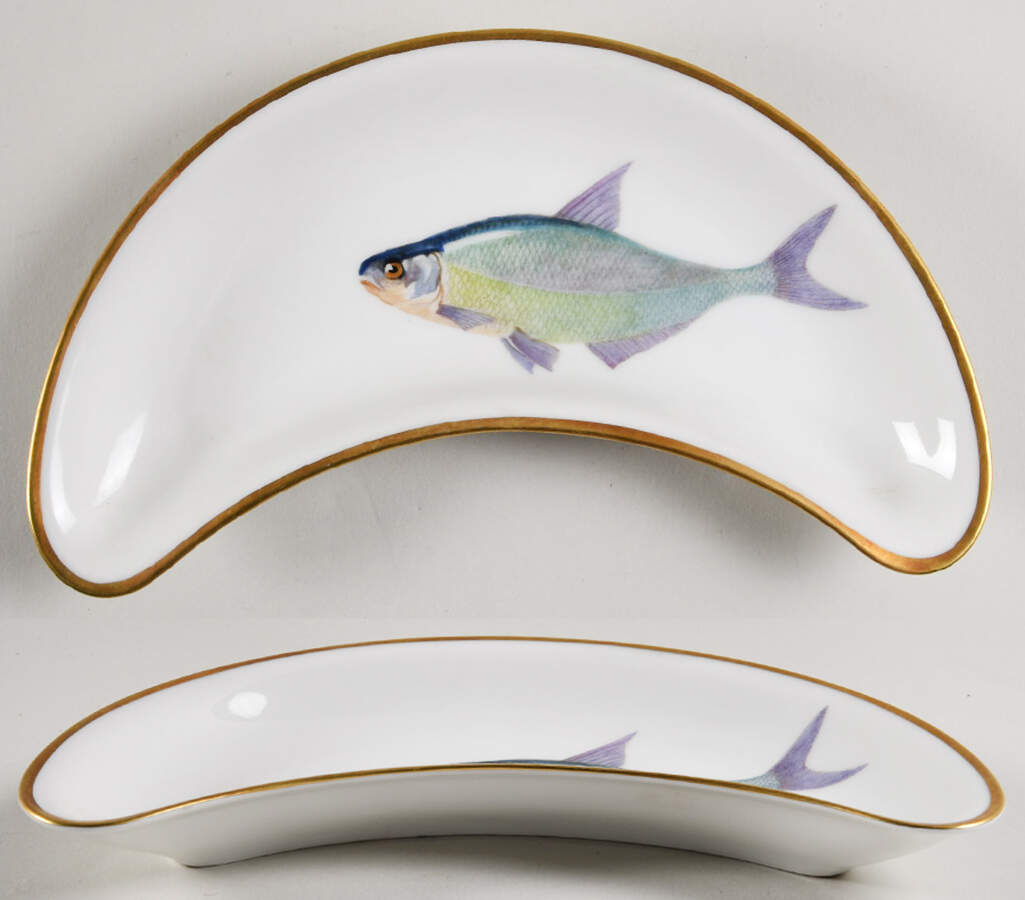 HC1625 Crescent Salad Plate by Heinrich - H&C-1