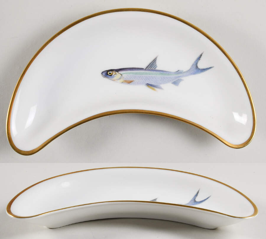 HC1625 Crescent Salad Plate by Heinrich - H&C-1