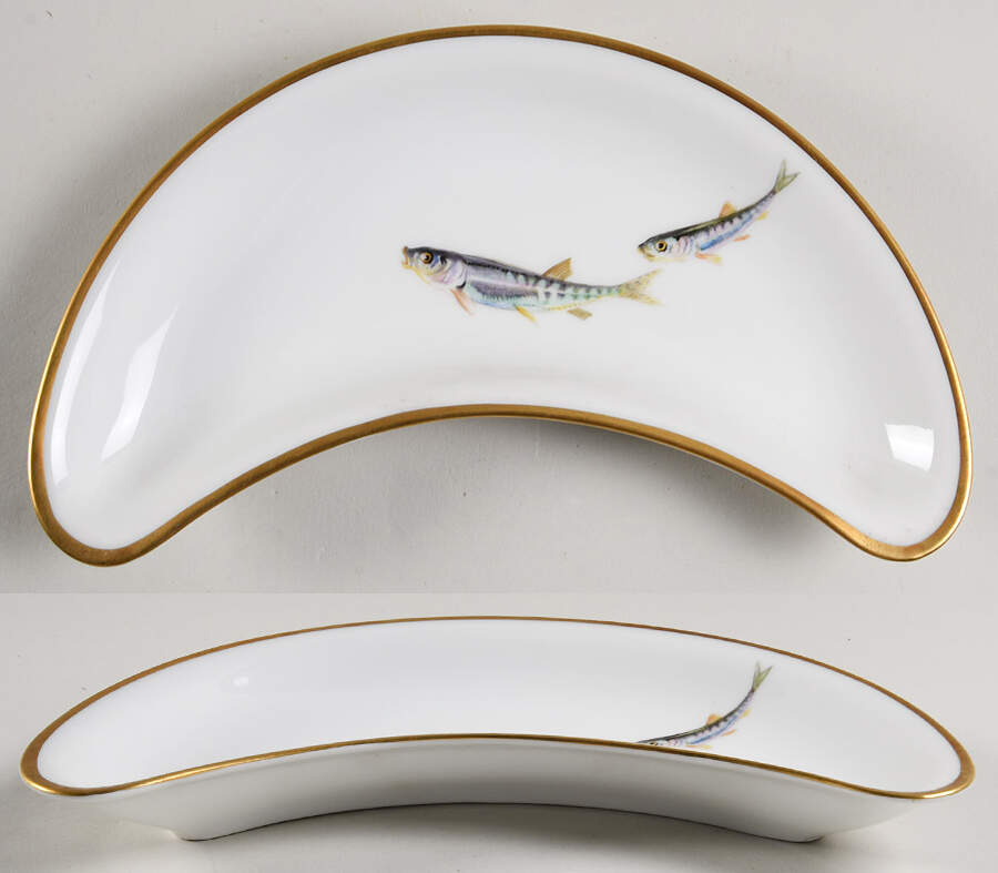 HC1625 Crescent Salad Plate by Heinrich - H&C-1