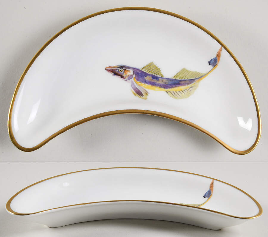 HC1625 Crescent Salad Plate by Heinrich - H&C-1