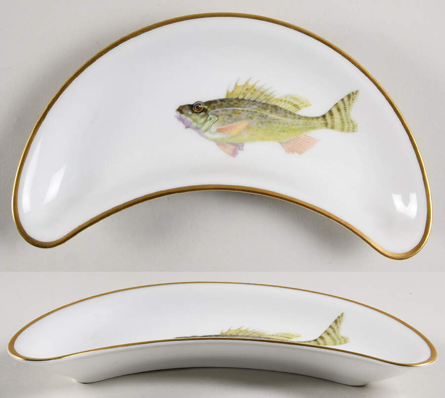HC1625 Crescent Salad Plate by Heinrich - H&C-1