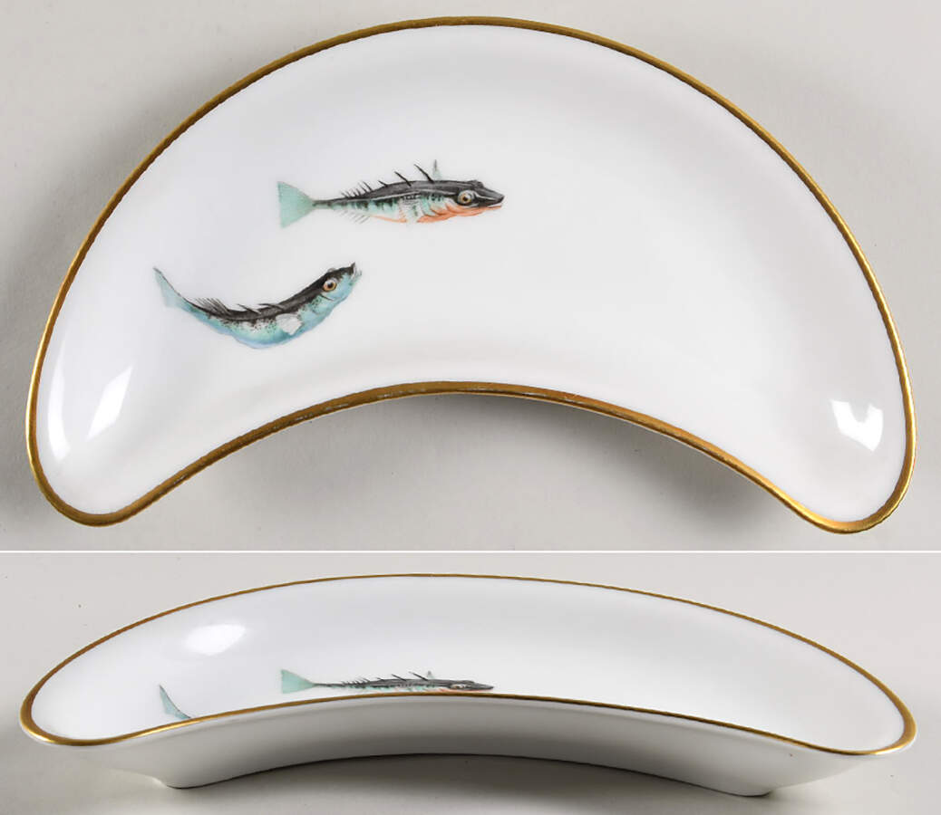 HC1625 Crescent Salad Plate by Heinrich - H&C-1