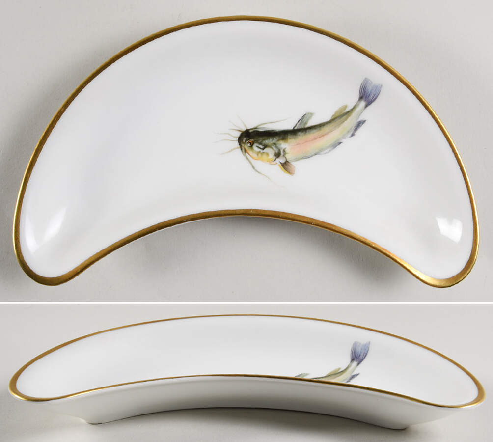 HC1625 Crescent Salad Plate by Heinrich - H&C-1