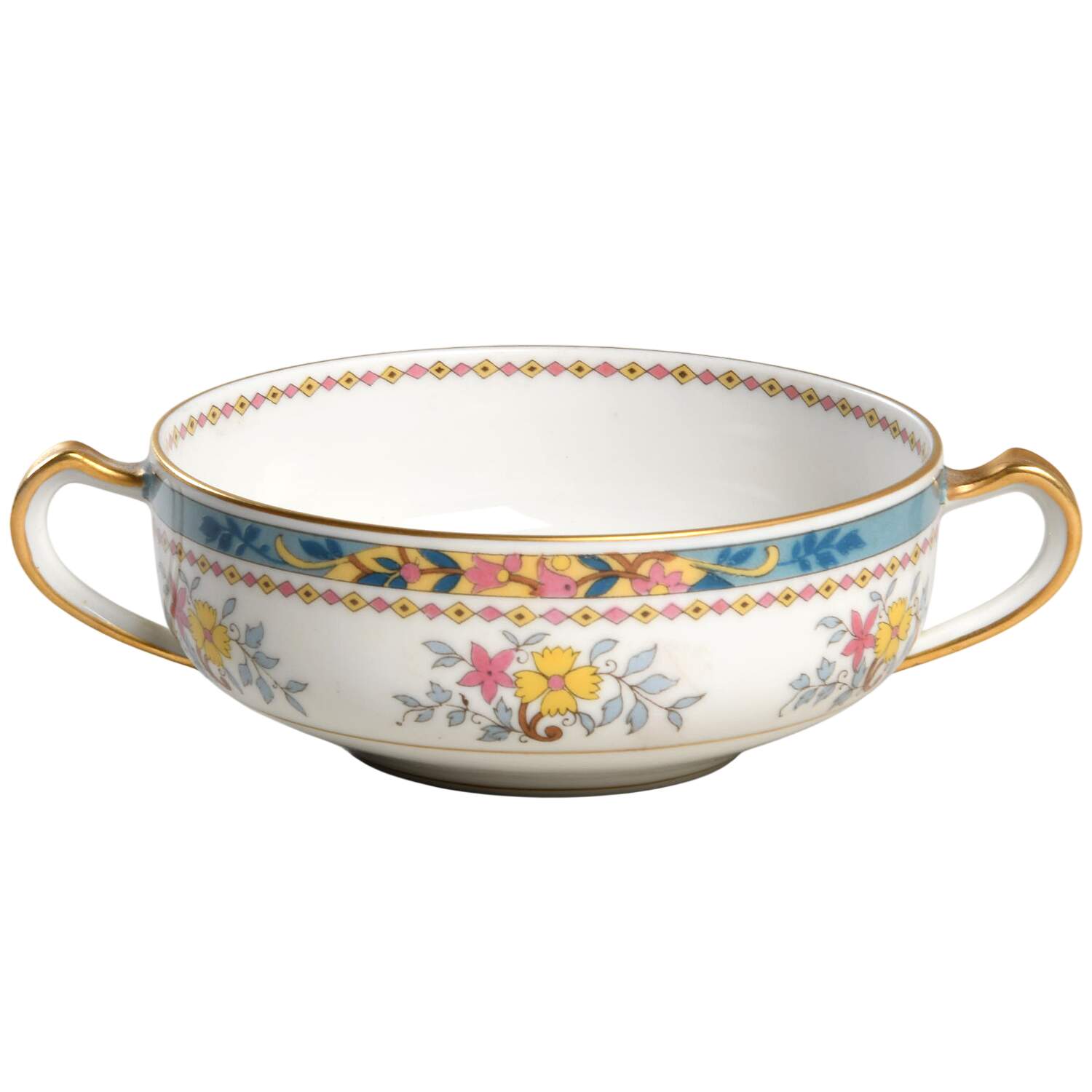 H5208 Flat Cream Soup Bowl by Haviland-1