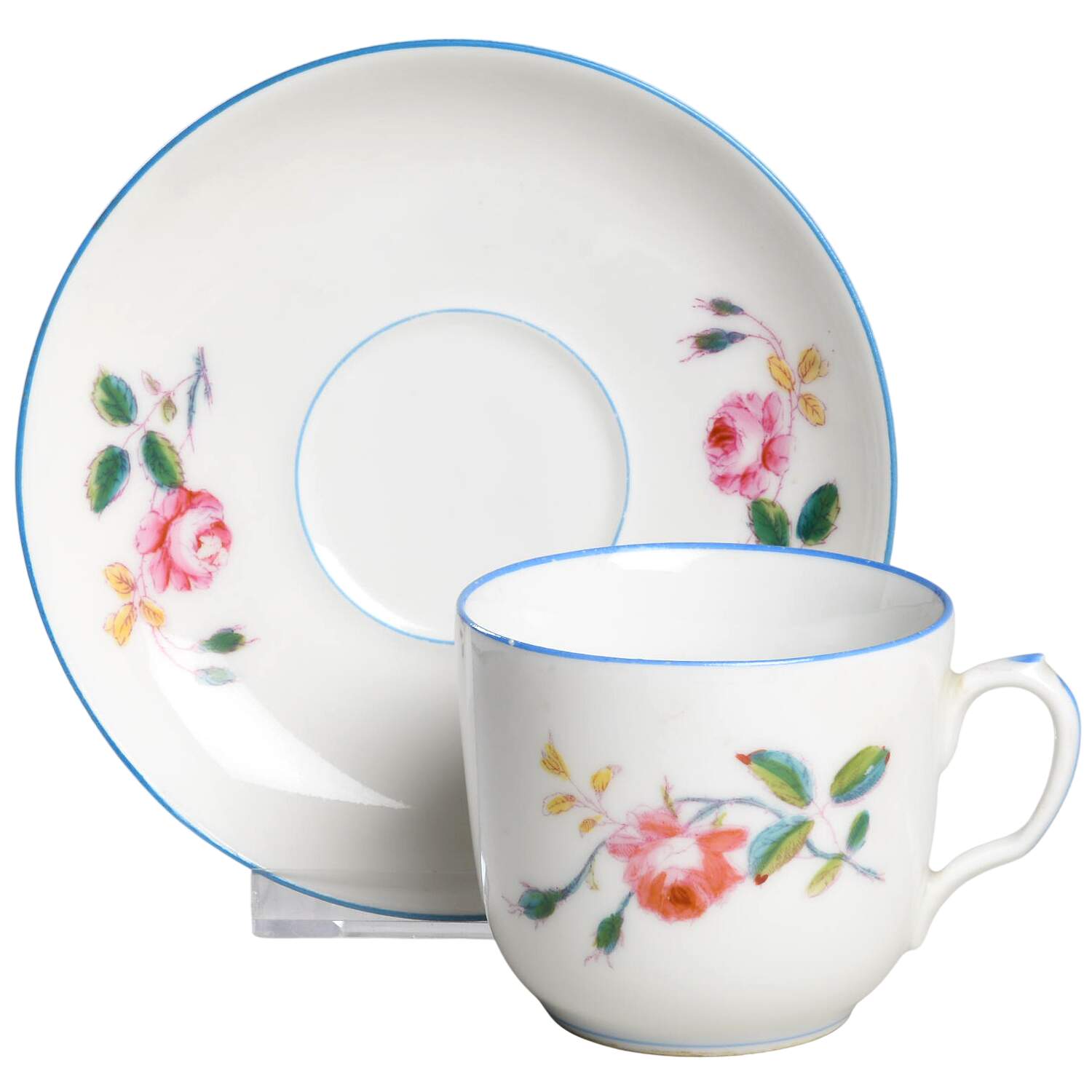 H5213 Flat Cup & Saucer Set by Haviland-1