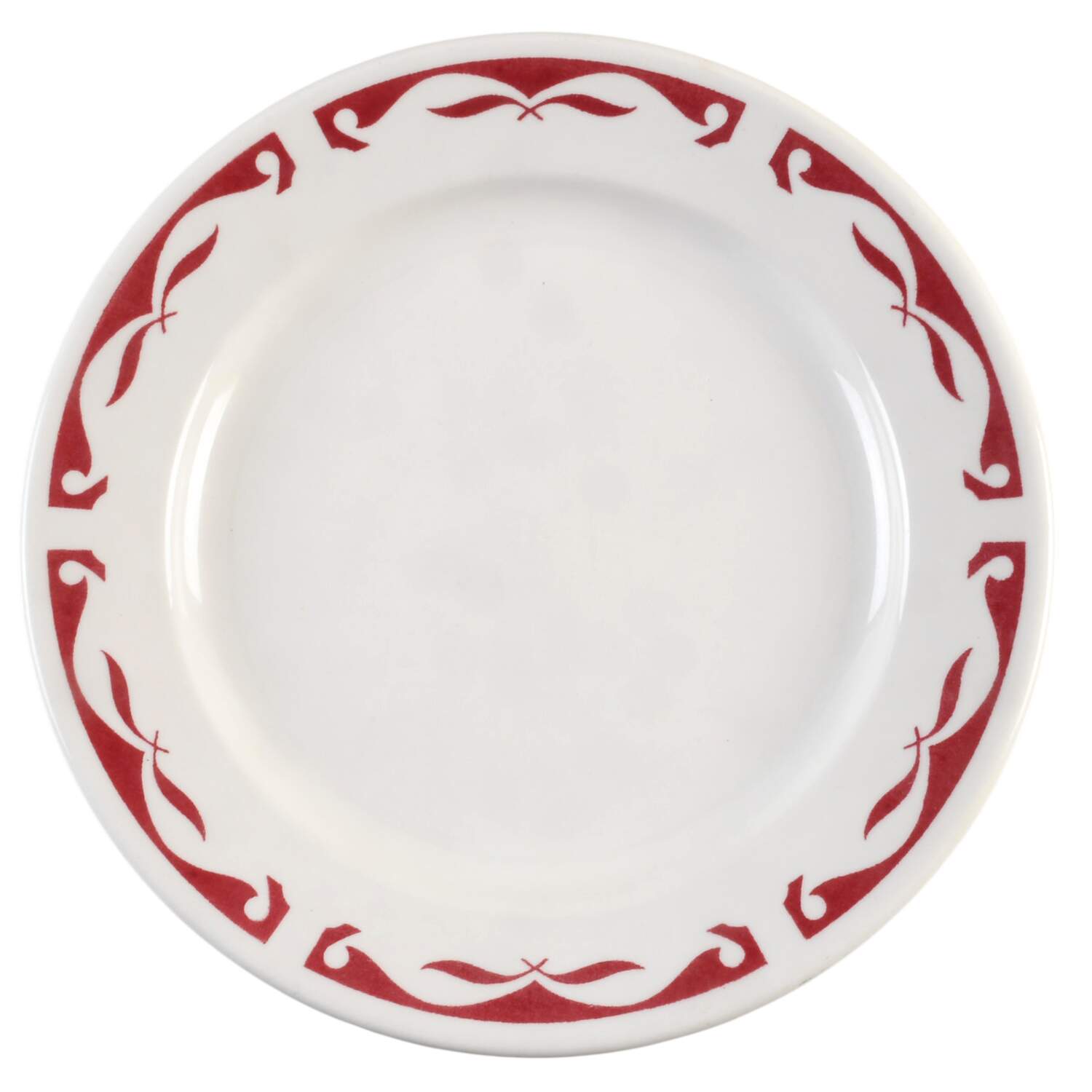 Red Wing Dinner Plate by Homer Laughlin -1
