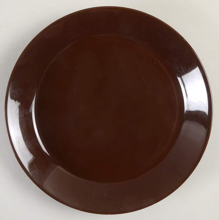 Teema Brown Salad Plate by Iittala-1
