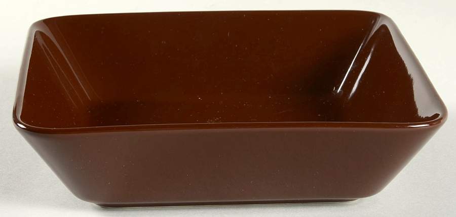 Teema Brown 6" Square Vegetable Bowl by Iittala-1
