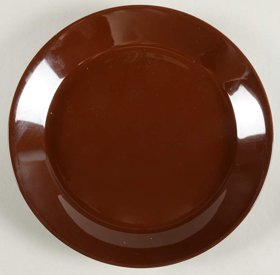Teema Brown Salad Plate by Iittala-1