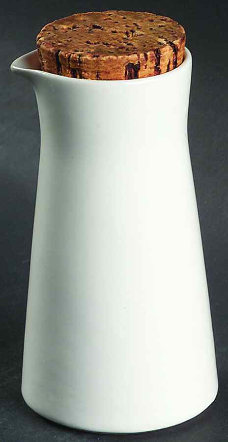 Teema White (IItala Stamp) Oil Jar & Cork Stopper by Iittala-1