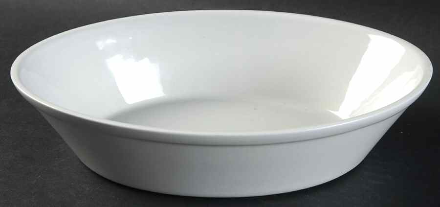 Teema White (IItala Stamp) 9" Oval Baker by Iittala-1