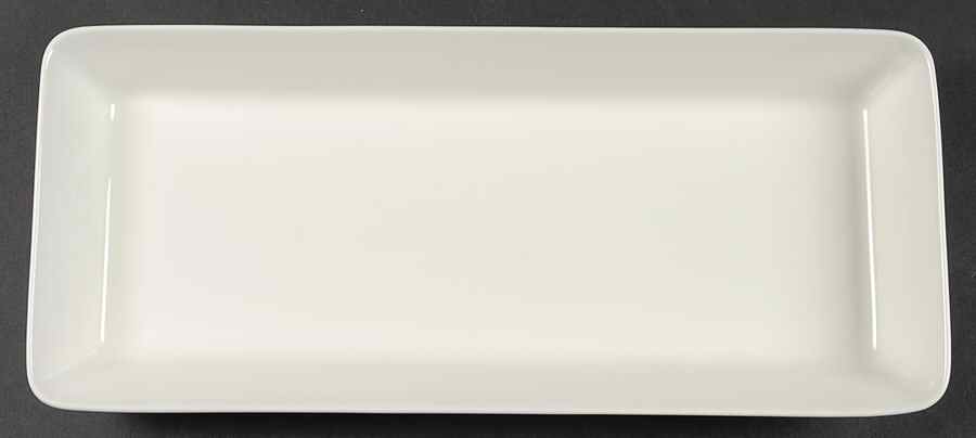 Teema White (IItala Stamp) Rectangular Tray by Iittala-1