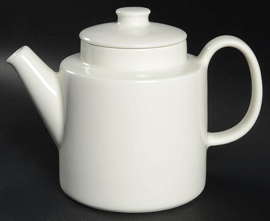 Teema White (IItala Stamp) Teapot & Lid by Iittala-1