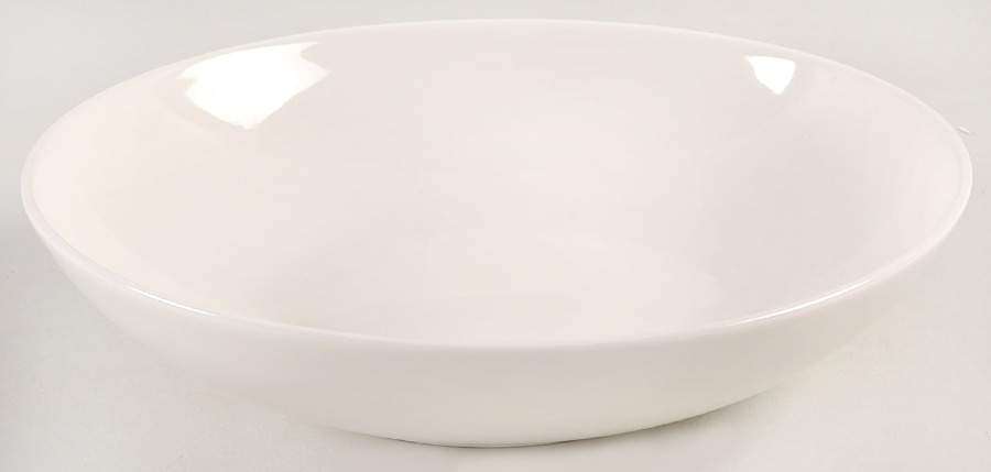Teema White (IItala Stamp) Deep Salad Plate by Iittala-1
