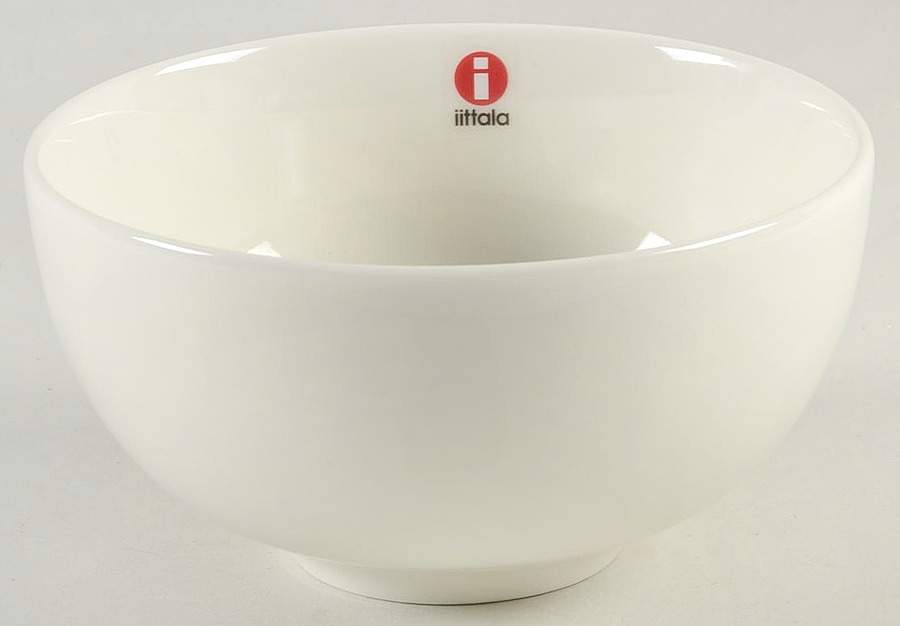 Teema White (IItala Stamp) Rice Bowl by Iittala-1