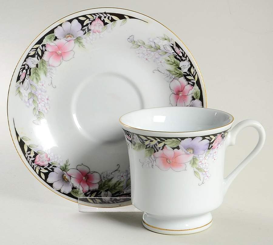 IFC2 Footed Cup & Saucer Set by Imperial Fine China-1