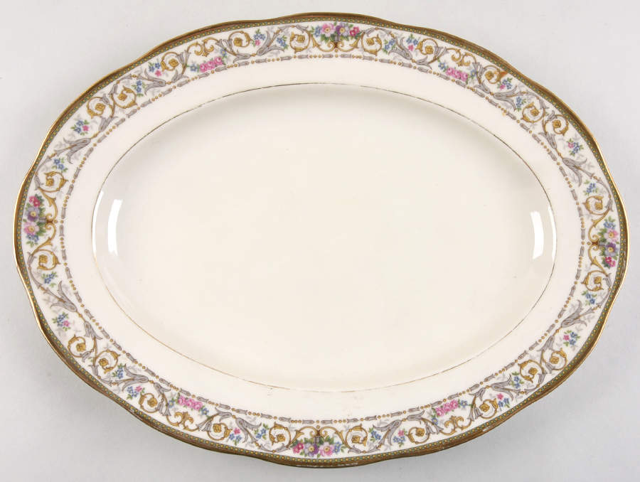 Monterey 13" Oval Serving Platter by Imperial Bohemian-1