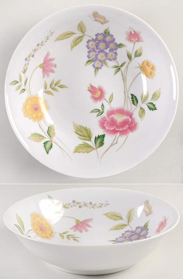 Columbine 9" Round Vegetable Bowl by Image Gallery-1