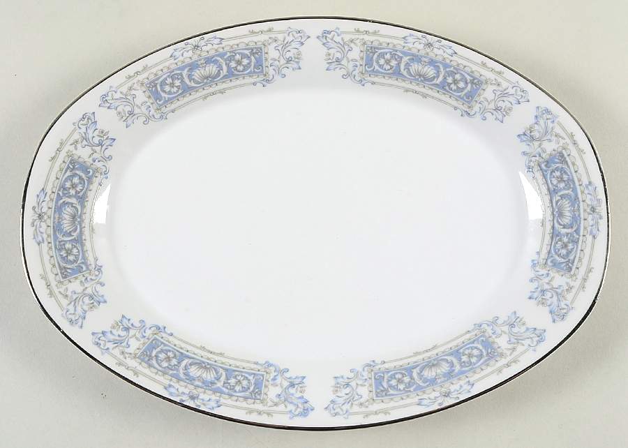 Buckingham 12" Oval Serving Platter by Imperial (Japan)-1