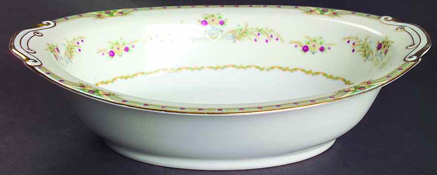 Charline 10" Oval Vegetable Bowl by Imperial (Japan)-1