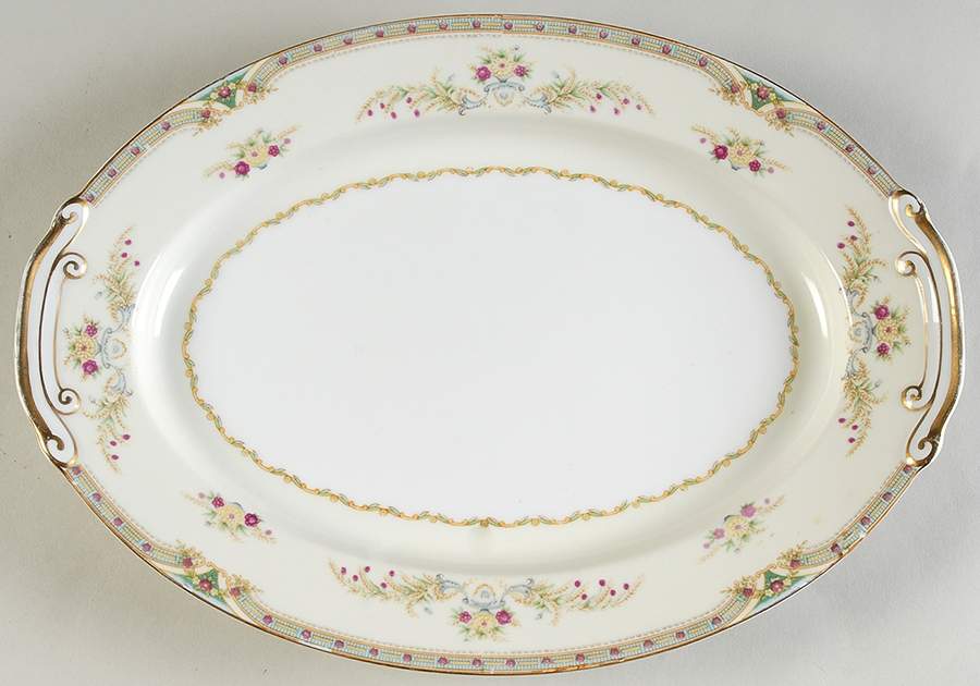 Charline 12" Oval Serving Platter by Imperial (Japan)-1
