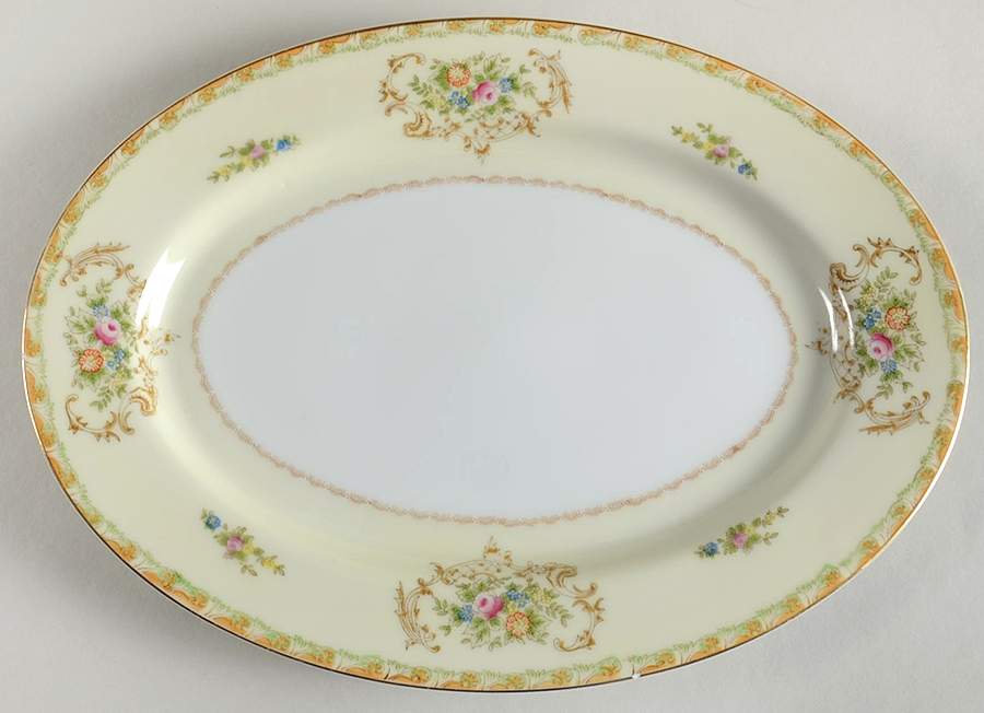 Corina 12" Oval Serving Platter by Imperial (Japan)-1
