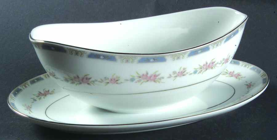 Glenrose Gravy Boat with Attached Underplate by Imperial (Japan)-1