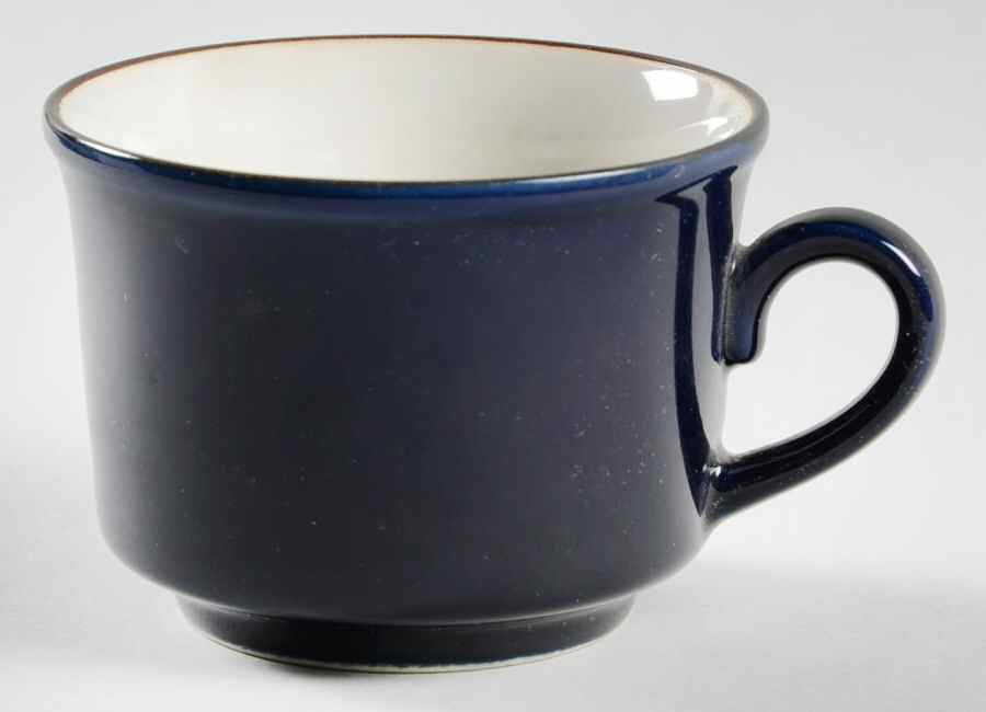 Imperial Blue Flat Cup by Imperial (Japan)-1