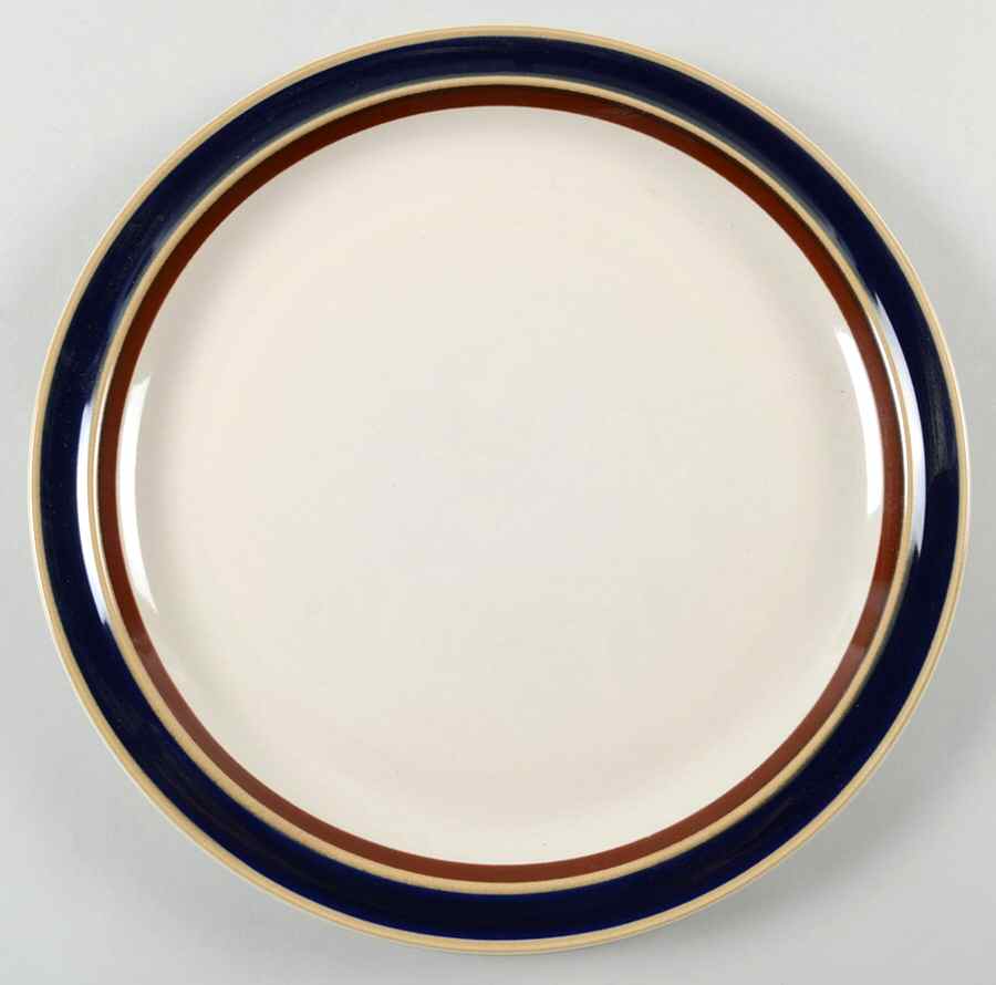 Imperial Blue 12" Chop Plate (Round Platter) by Imperial (Japan)-1