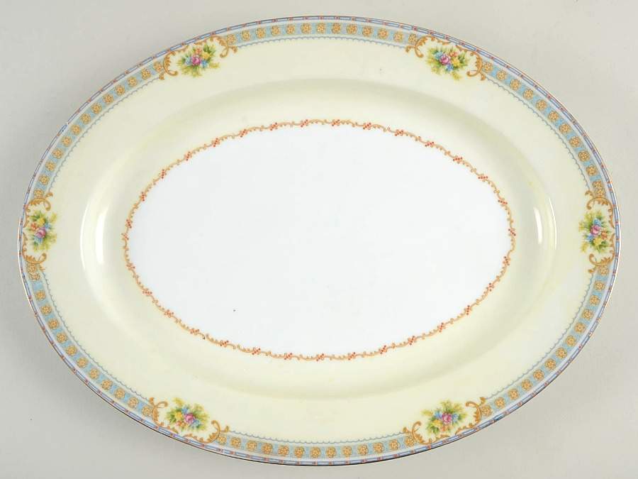 IMP1 16" Oval Serving Platter by Imperial (Japan)-1